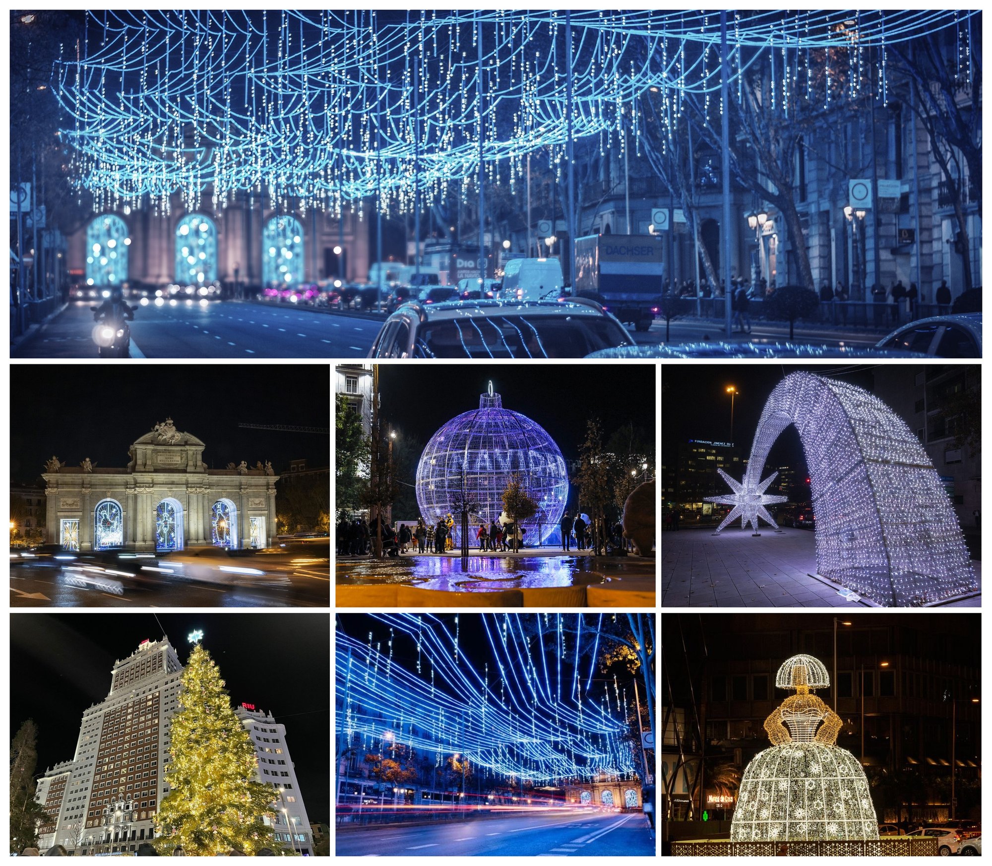Christmas Lights Tour (50 Min) — Super Tuk Tuk Madrid